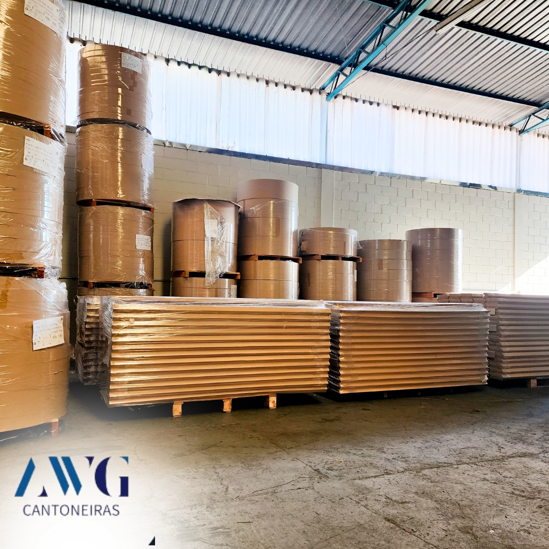 Cantoneira de papelão para embalagem