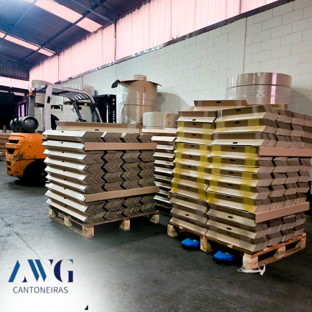 Cantoneira de papelão para embalagem