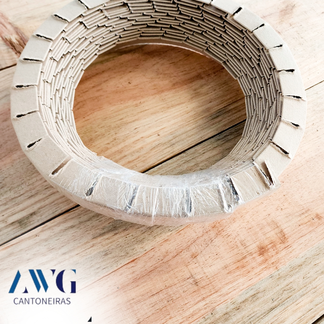 Cantoneira de papelão para embalagem