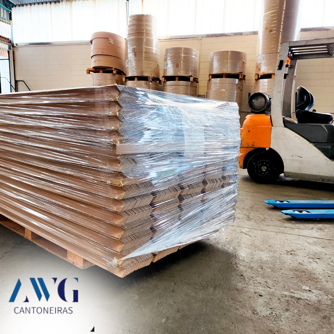 Cantoneira de papelão para embalagem