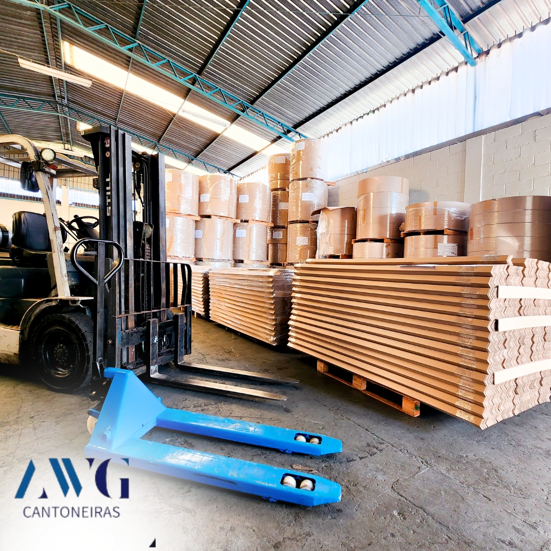 Cantoneira de papelão para embalagem