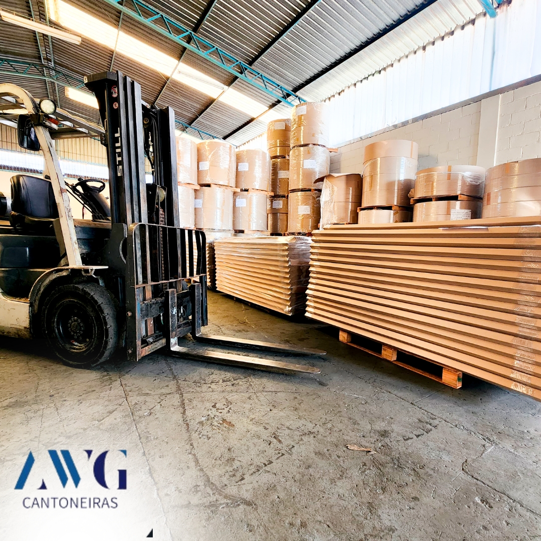 Cantoneira de papelão para embalagem