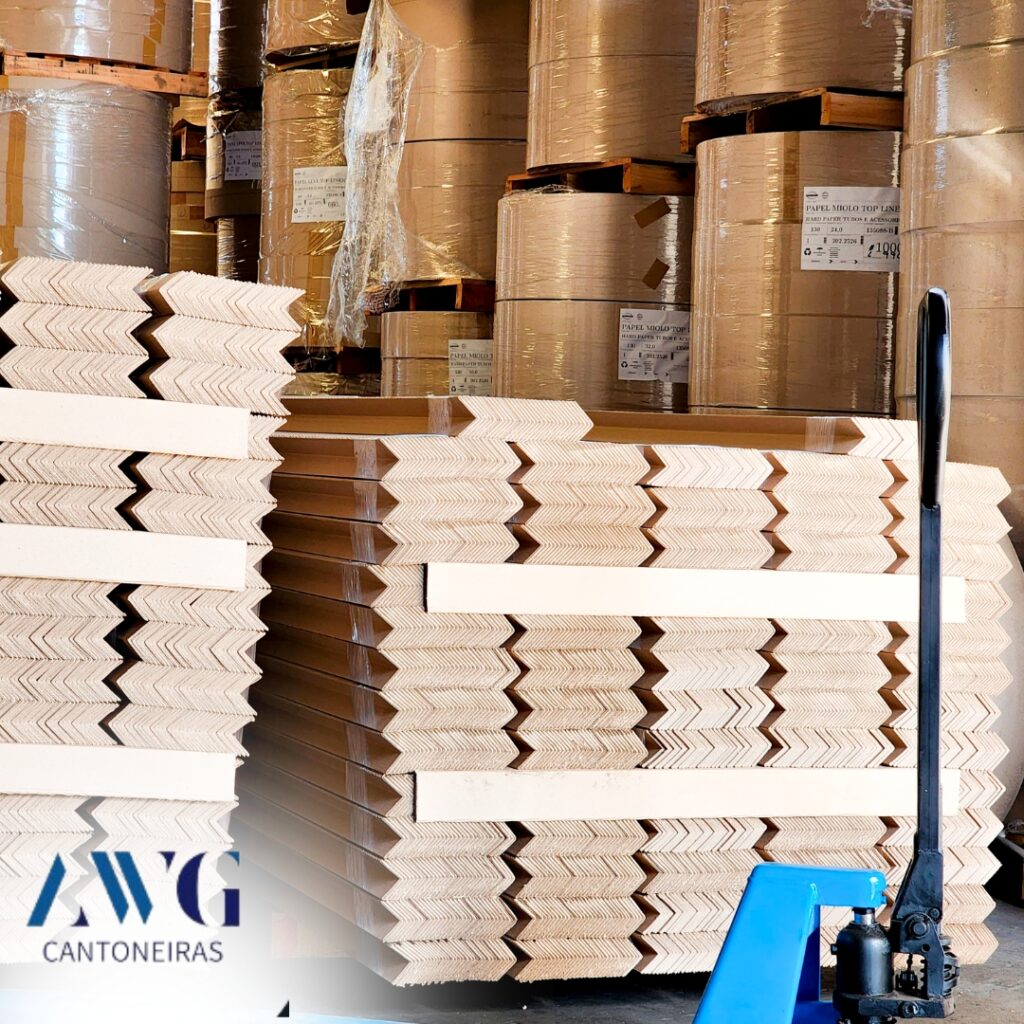 Cantoneira de papelão para embalagem