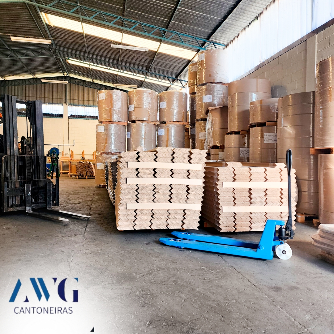 Cantoneira de papelão para embalagem